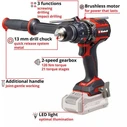 Einhell TP-CD 18/120 Li-i BL Ασύρματο κρουστικό δραπανοκατσάβιδο