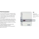 ROTRING Zeichenplatte profil A4 - A4 drafting board with parallel ruler