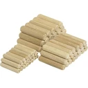 Wolfcraft Wooden Dowels 8x40 mm, 40 pcs