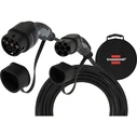 Brennenstuhl E-mobility Three-Phase Type 2 to Type 2 Cable 32A 22kW 5m with Carrying Case Black