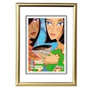 Κορνίζα τοίχου Hama Madrid Gold 15x20 Plastic Frame