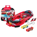 Carrera First: Disney Pixar Cars - Speed Arena (Race in a Case) – Slot car playset with Lightning McQueen & Dinoco Cruz Ramirez