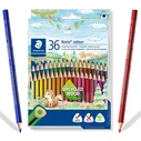 STAEDTLER Noris Club Τριγωνικά χρωματιστά μολύβια - Σετ 36 τεμαχίων