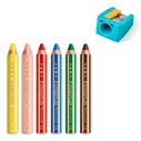 STAEDTLER Noris Junio Colored Pencils, 6 pcs
