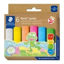 STAEDTLER Straßenmalkreide Noris junior - 6 pieces (sidewalk chalk)