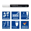 STAEDTLER Lumocolor Acrylmarker 6-piece set - Pastel