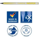STAEDTLER Pencil NORIX HB Set yellow/black 100% PEFC (Model 181 SBK2-1)