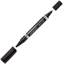 STAEDTLER Lumocolor 348 Permanent Marker Black - 10 pcs (0.6-1.5 mm chisel tip) MPN 348 B-9