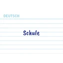 Herlitz A8 Lined Vocabulary Index Cards, white, 100 pcs