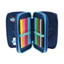 Herlitz TriCase σετ 31 τεμαχίων Dip Dye Μπλε/Τιρκουάζ