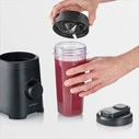 Severin SM 3743 Μπλέντερ Smoothie 2-σε-1 600 ml Μαύρο Ματ