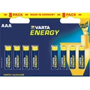 Varta Energy Αλκαλικές Μπαταρίες AAA 1.5V 8τμχ