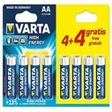 Varta High Energy Αλκαλικές Μπαταρίες AA 8τμχ