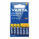 Varta Longlife Power Alkaline Battery LR3 AAA (6 pcs)