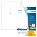 HERMA Self‑adhesive Labels White 190 x 275 mm (Film) – 25 Sheets