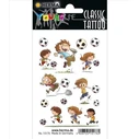 HERMA Classic Tattoo Soccers colour - Temporary Tattoos (1 sheet / 12 tattoos)
