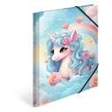 HERMA Κάλυμμα/Θήκη Βιβλίου A4 από Κάρτον - Happy Unicorns