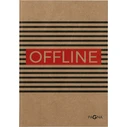 PAGNA Notizbuch A4 Offline 160S - A4 notebook with ruled pages, 160 sheets