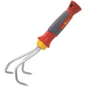 Wolf Garten KA-2K Hand Cultivator with Short Handle and Plastic Grip