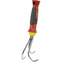 Wolf Garten KA-2K Hand Cultivator with Short Handle and Plastic Grip