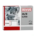 NOVUS Συρραπτικά 24/6, 6 mm, 1000 τεμ., Flat-Clinch