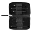Καλλυντικά προϊόντα Zwilling Maniküre-Etui δερμάτινη θήκη 5 τεμ. μαύρο