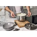 Zwilling Pure Σετ Μαγειρικών Σκευών 5τμχ 18/10 Ανοξείδωτο Ατσάλι Ασημί