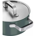 Zwilling Pure 5-piece Cookware Set 18/10 Stainless Steel, green