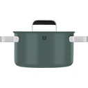 Zwilling Pure 5-piece Cookware Set 18/10 Stainless Steel, green