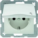 Berker Schuko πρίζα 16A με κλειστό καπάκι (IP20) – μοντέλο 4751 89 89