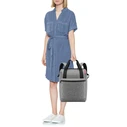 Τσάντα πλάτης/ταξιδίου Reisenthel Allrounder R large twist silver 18L
