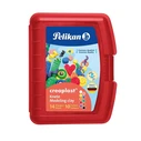 Pelikan Creaplast Παιδική πλαστελίνη - 10 χρώματα σε κόκκινη θήκη, 240 g