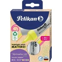 Pelikan Textmarker 490 Set of 4 Neon Highlighters in Case