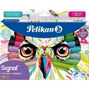 Pelikan Μαρκαδόροι Υπογράμμισης Signal χρωματιστά σετ 16 τεμ.
