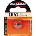 ANSMANN Alkaline Button Cell Battery LR41 1.5V - 1 pc