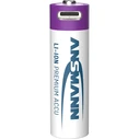 Μπαταρίες Rechargeable batteries -universal- Ansmann Li-Ion AA 1.5V 1800mAh με καλώδιο USB-C, 4 τεμ.
