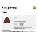 Klingspor Self-adhesive Sanding Discs 96 mm PS22K P60, 50 pcs