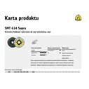 Klingspor Φλάντζα λείανσης καουτσούκ κυρτή 125mm P80 SMT624 Supra Convex 10+2 τμχ