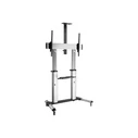 EQUIP 650605 TV Floor Stand for 60"-100" TVs, VESA up to 1000 x 600 mm, 100 kg, Aluminium