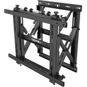 Βάση τοίχου EQUIP 19"-55" Popout με 1 άρθρωση, 50 kg (μοντέλο 650325) - Μαύρο