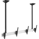 EQUIP Ceiling Mount for TVs 45"–55", 2x50 kg, 1-joint tilt, black (Lite)