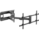 EQUIP Full-Motion TV Wall Mount 43"-80" (4-Joint) 50 kg VESA up to 800x400 Black - Model 650327
