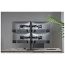EQUIP Tabletop Monitor Stand for 17"–32" (4 Screens) 360° Swivel Black - Model 650127