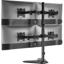 EQUIP Tabletop Monitor Stand for 17"–32" (4 Screens) 360° Swivel Black - Model 650127