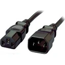 Equip IEC C14 to IEC C13 Power Extension Cable, 1.8 m, Black (MPN 112100)
