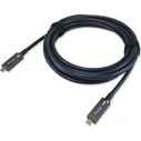 EQUIP USB-C 3.2 to USB-C AOC Cable 8K PD 60W St/St 5.00 m Black