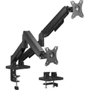 EQUIP Βάση επιτραπέζια για οθόνες 17"-32" (2TFT) με αμορτισέρ αερίου 360°, 9Kg, μαύρη