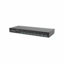 Digitus 17 ιντσών LCD KVM κονσόλα, 8-θύρες VGA, γερμανικό πληκτρολόγιο (SKU: 192233, MPN: DS-72210-2GE)