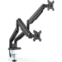 Digitus DA-90395 Επιτραπέζια Βάση για 2 Οθόνες έως 32" (Μηχανισμός αερίου)