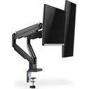 Digitus DA-90395 Επιτραπέζια Βάση για 2 Οθόνες έως 32" (Μηχανισμός αερίου)